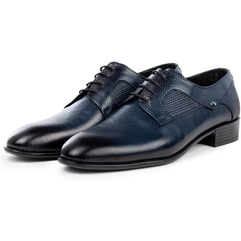 Ducavelli Sace Genuine Leather Men's Classic Shoes, Derby Classic Shoes, Lace-Up Classic Shoes.