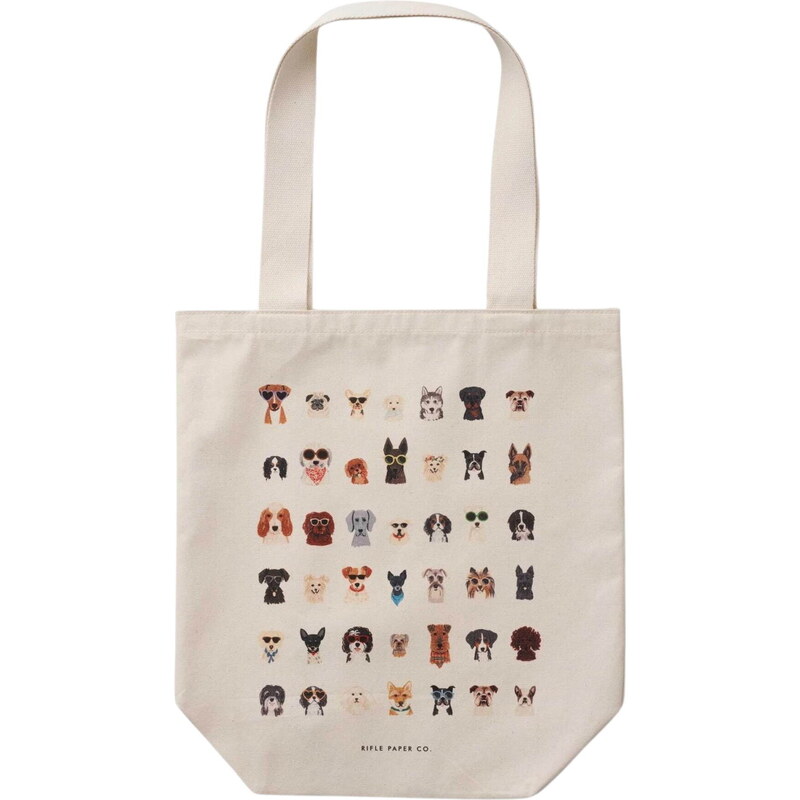 Rifle Paper Co. Plátěná taška Tote Dog Days