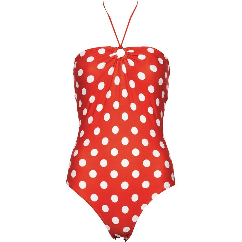 Plavky levně, dámské jednodílné plavky TOMMY HILFIGER (vel.42 skladem) 42 červená B Dopravné zdarma!
