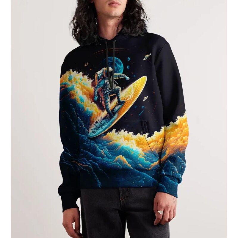 Bittersweet Paris Space Waves Hoodie - S