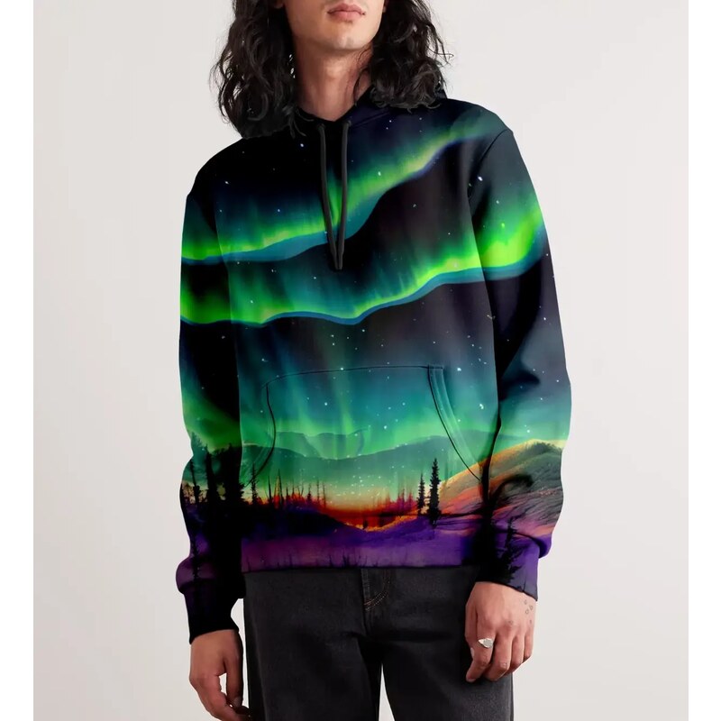 Bittersweet Paris Colorful Aurora Hoodie - S