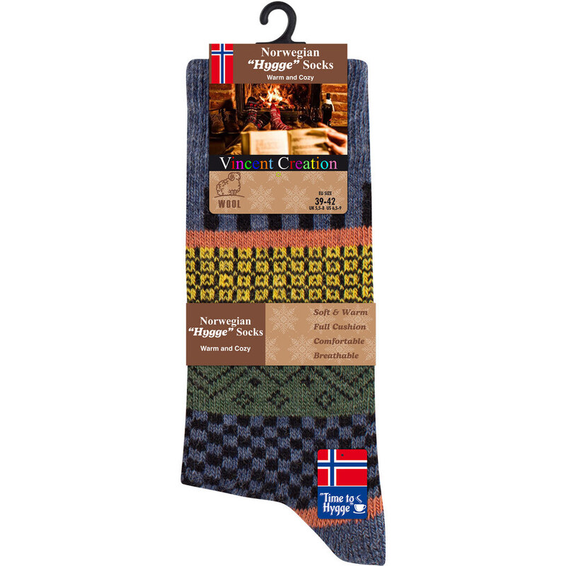 Vincent Creation Unisex vlněné ponožky norského typu "HYGGE" 2
