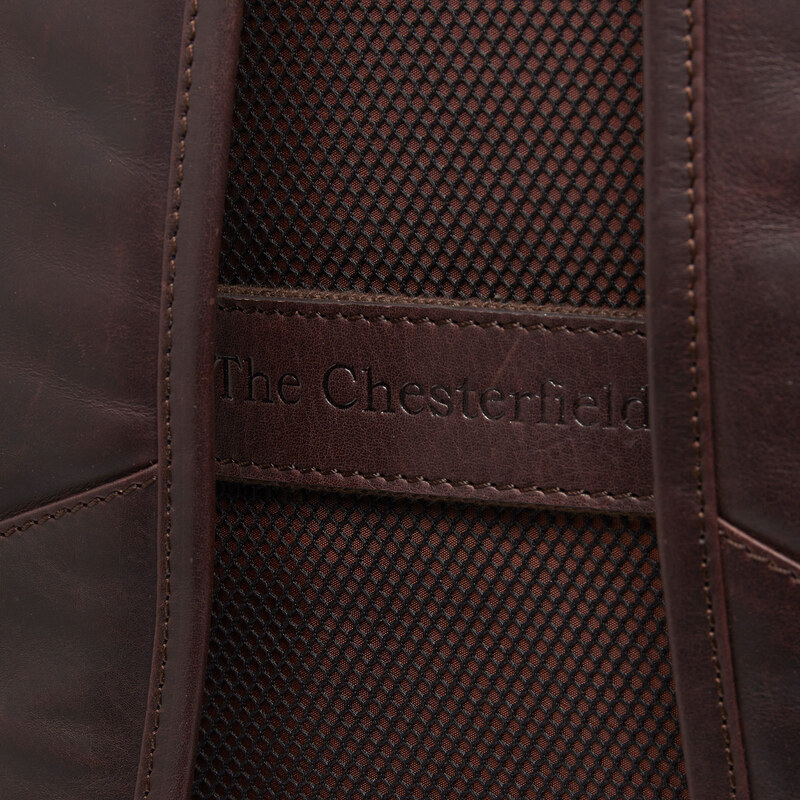 The Chesterfield Brand Rolovací business batoh na notebook Savona hnědý