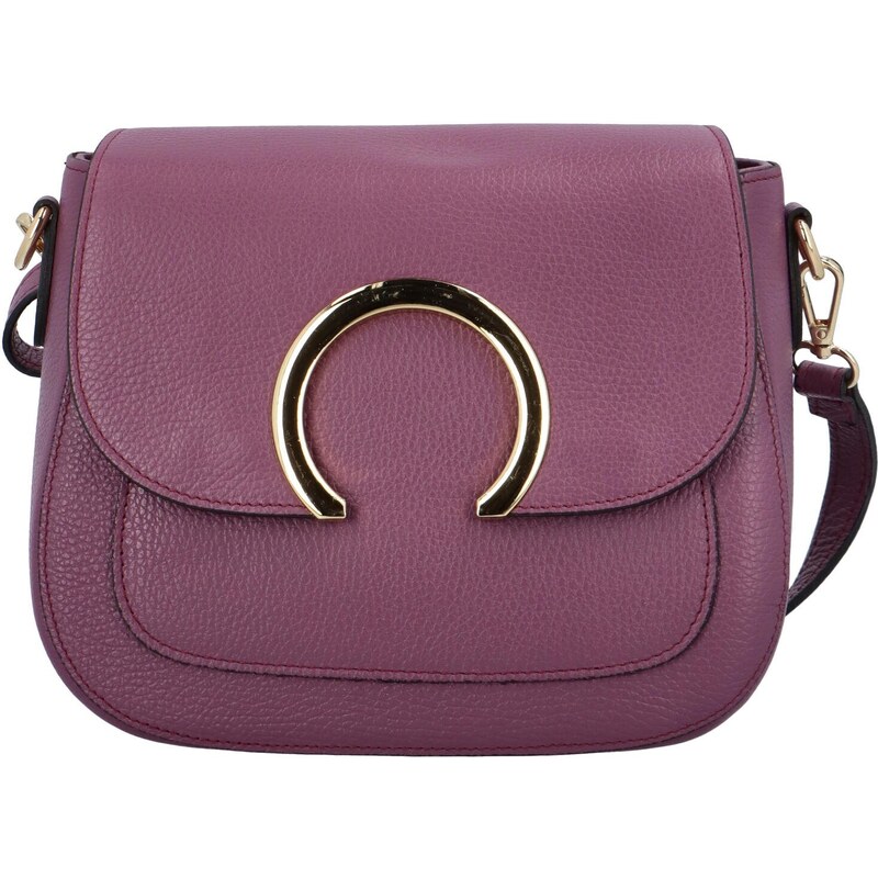 Dámská kožená crossbody kabelka fialová - ItalY Pretty fialová 88699332
