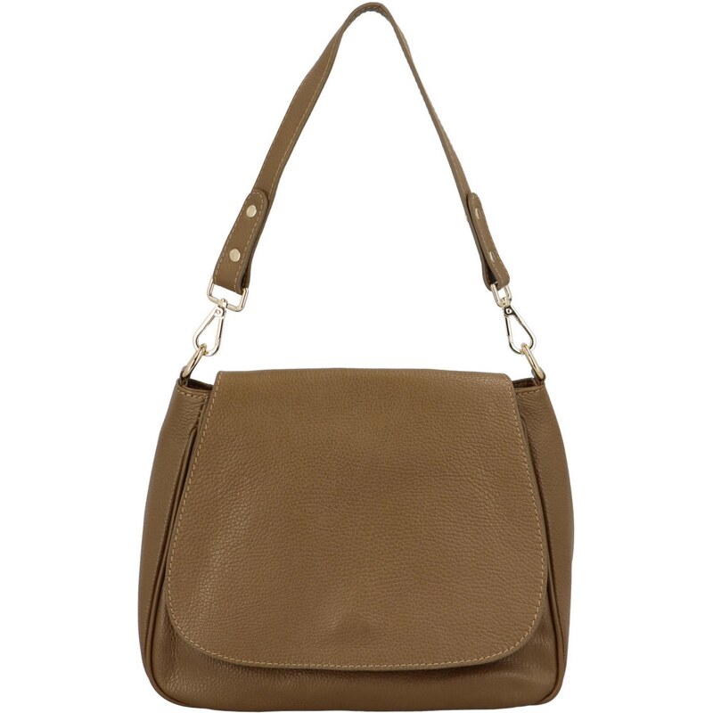 Delami Vera Pelle Stylová dámská kožená crossbody kabelka Dawn,