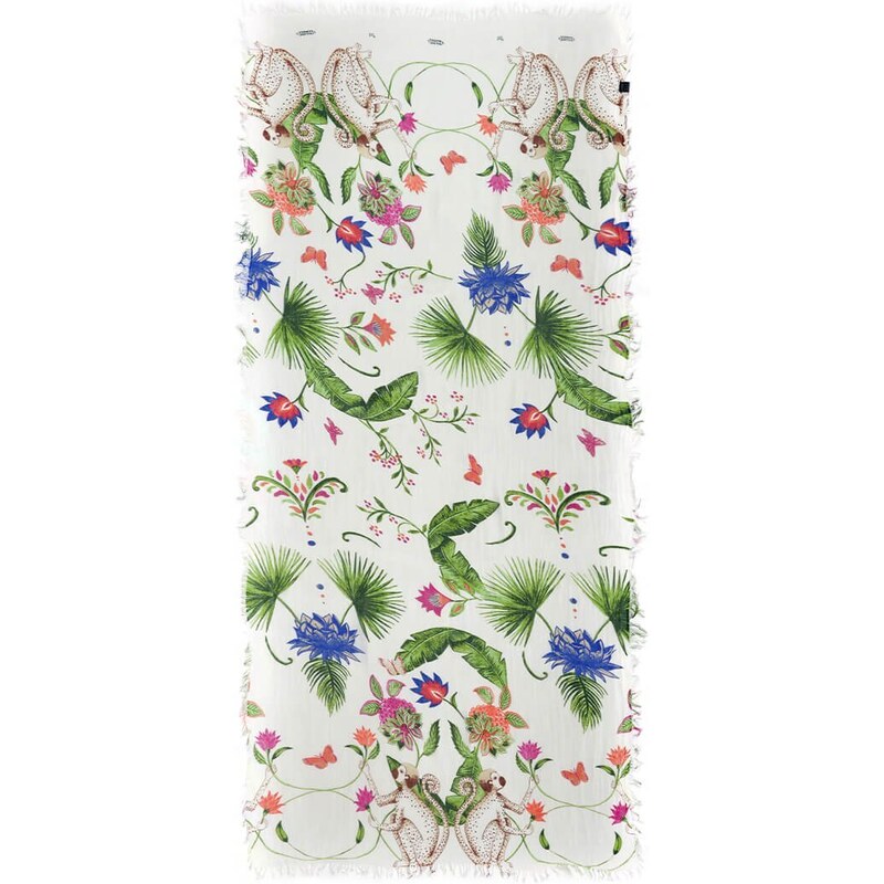 InnBamboo Itálie Dámský šátek FRIDA 02 bambus white 86604245