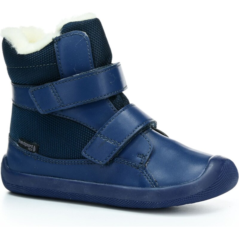 Bundgaard Walk Winter Mid Tex Navy zimní barefoot boty