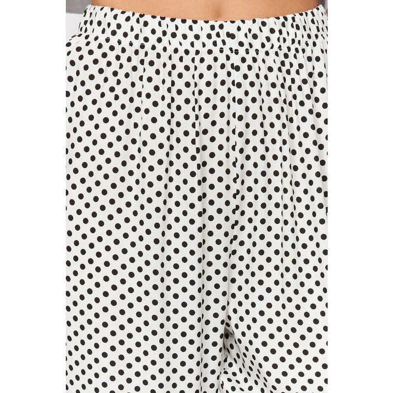 Trendyol 2-Pack Polka Dot Patterned Viscose Woven Pajama Bottoms