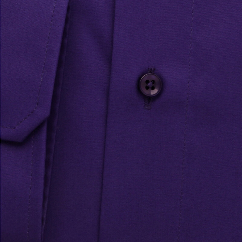 Willsoor Elegantní pánská klasická košile v tmavě fialové barvě 15656
