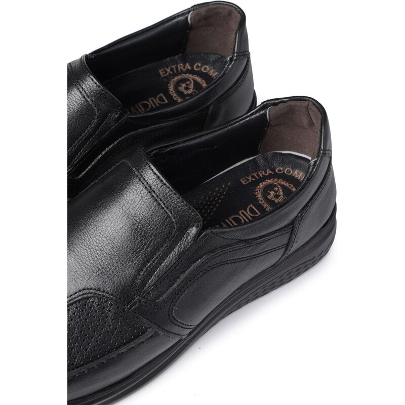 Ducavelli Lofor Genuine Leather Comfort Orthopedic Men's Casual Shoes, Dad Shoes, Orthopedic Shoes.