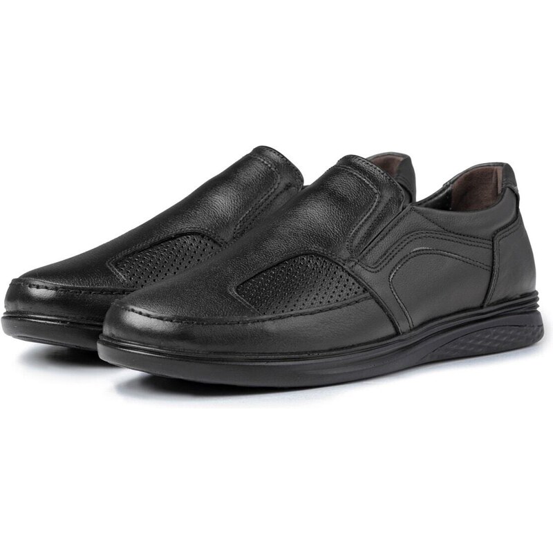 Ducavelli Lofor Genuine Leather Comfort Orthopedic Men's Casual Shoes, Dad Shoes, Orthopedic Shoes.