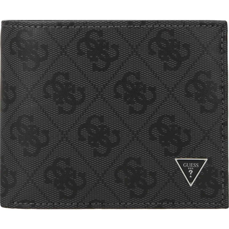 GUESS Peněženka MADRID BLLFLD W COIN POCKET tmavě šedá / černá