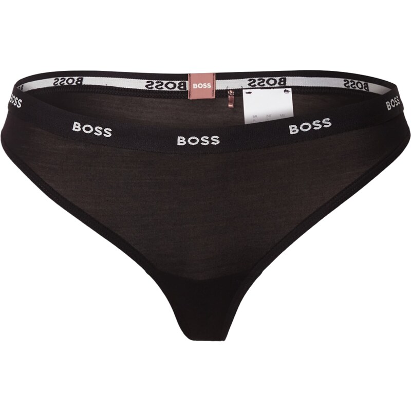 BOSS Tanga černá / offwhite 88804975