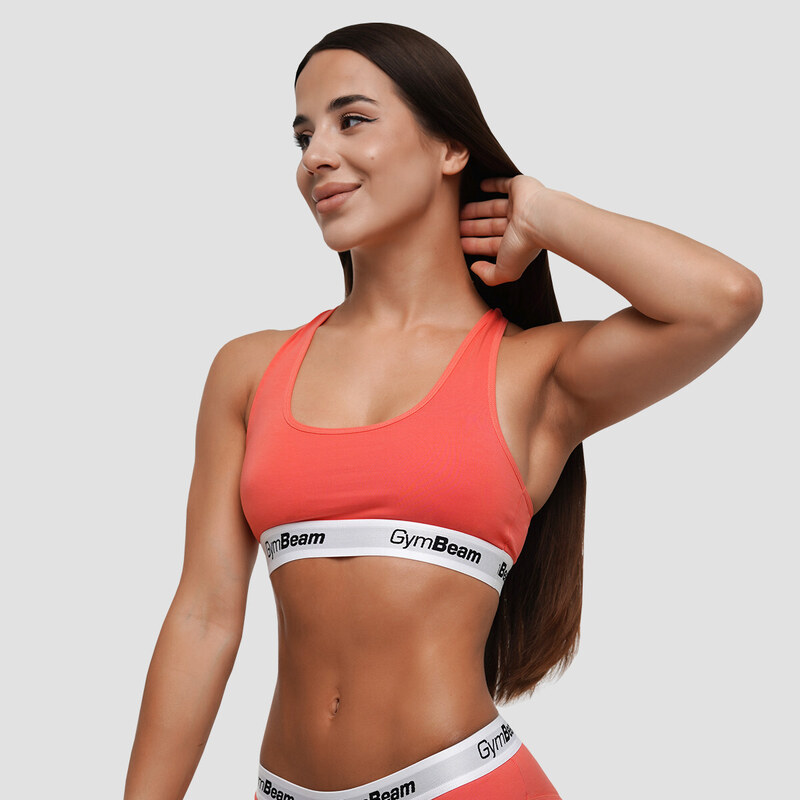 Podprsenka Bralette Strawberry Red - GymBeam