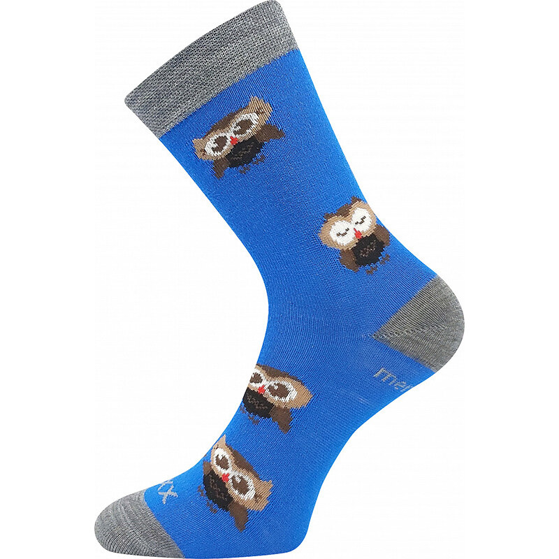 Dětské vlněné merino ponožky modrá Sovik Fuski Boma Voxx