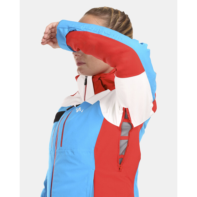 Dámská lyžařská bunda Kilpi DEXEN-W modrá/červená