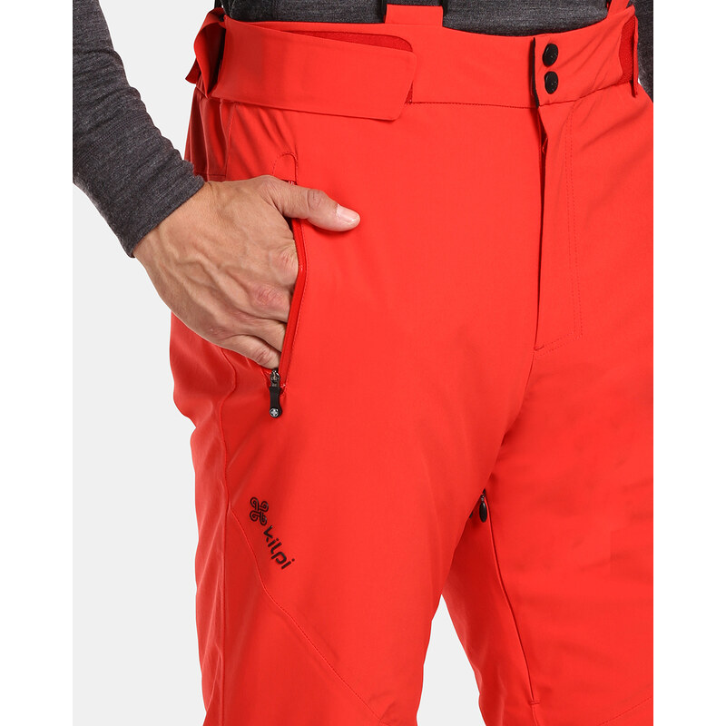 KILPI Pánské lyžařské kalhoty Kilp RAVEL-M červená
