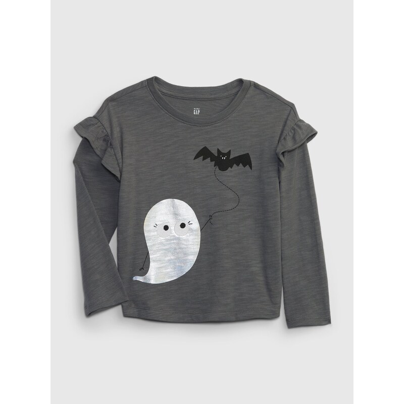 GAP Dětské tričko s potiskem Halloween - Holky