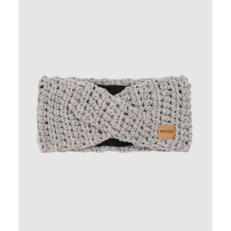 Merino čelenka WOOX Meri Grey Headband