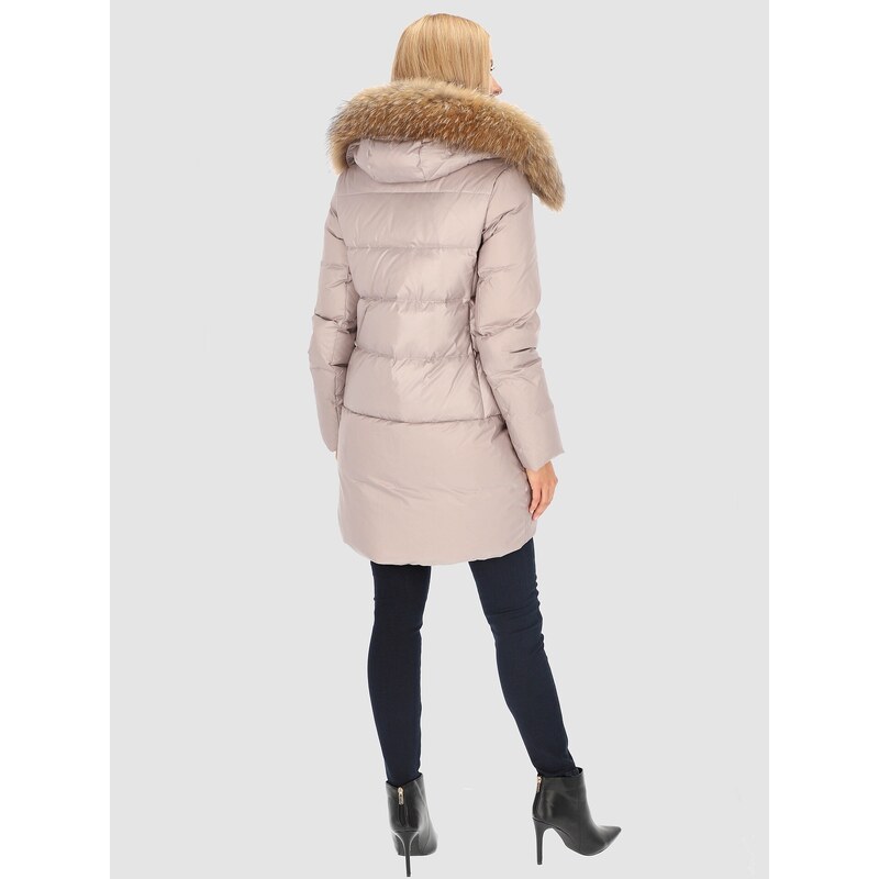 PERSO Woman's Jacket BLH232020FXR Pearl Ash