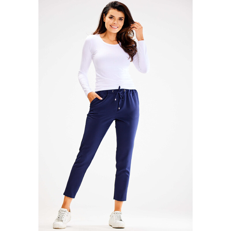 Awama Womans Pants A600 Navy Blue 108139526