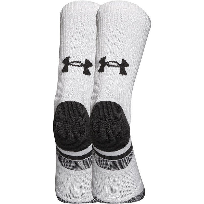 3PACK ponožky Under Armour bílé (1379512 100)