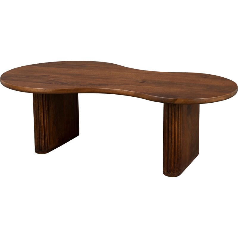 Hnědý dřevěný konferenční stolek DUTCHBONE TILON 110 x 60 cm