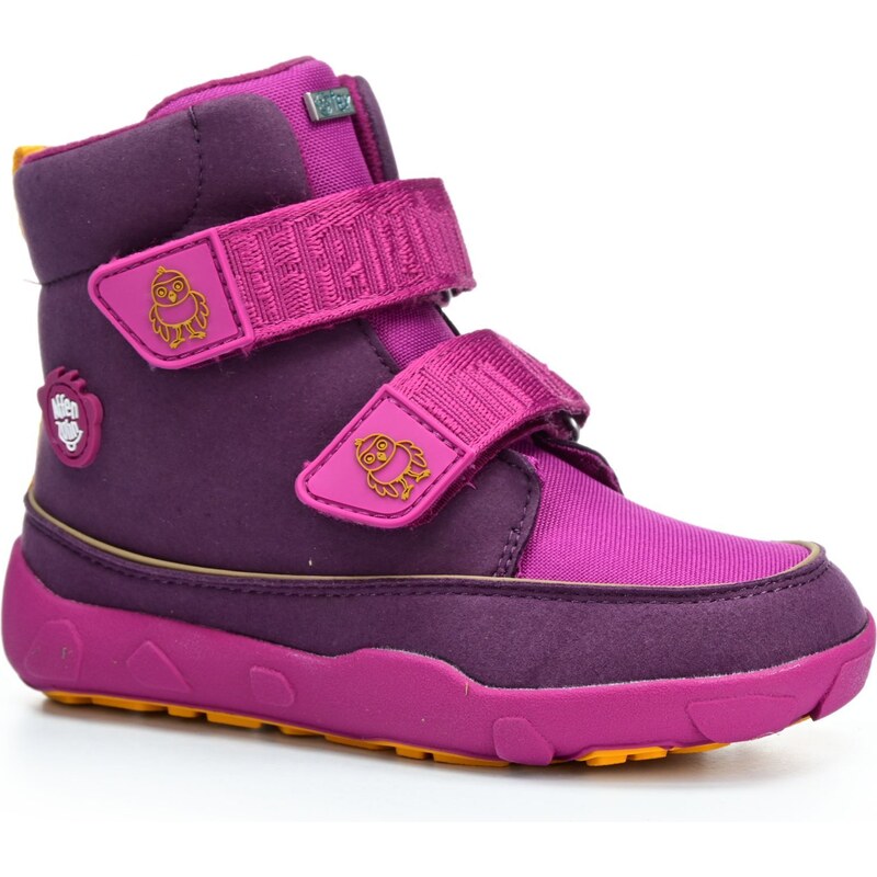 Affenzahn Mid boot Vegan Comfy Berry Bird zimní barefoot boty