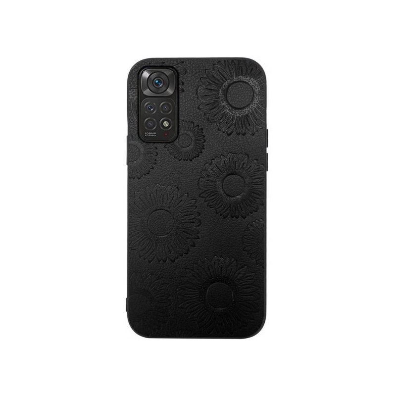 MFashion Obal Xiaomi Redmi Note 11 / Note 11S - Černé s květy rdn11-tpu-cekv