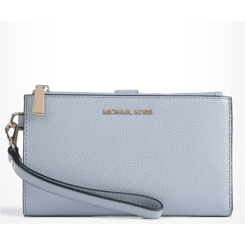 Peněženka Michael Kors double zip wristlet white