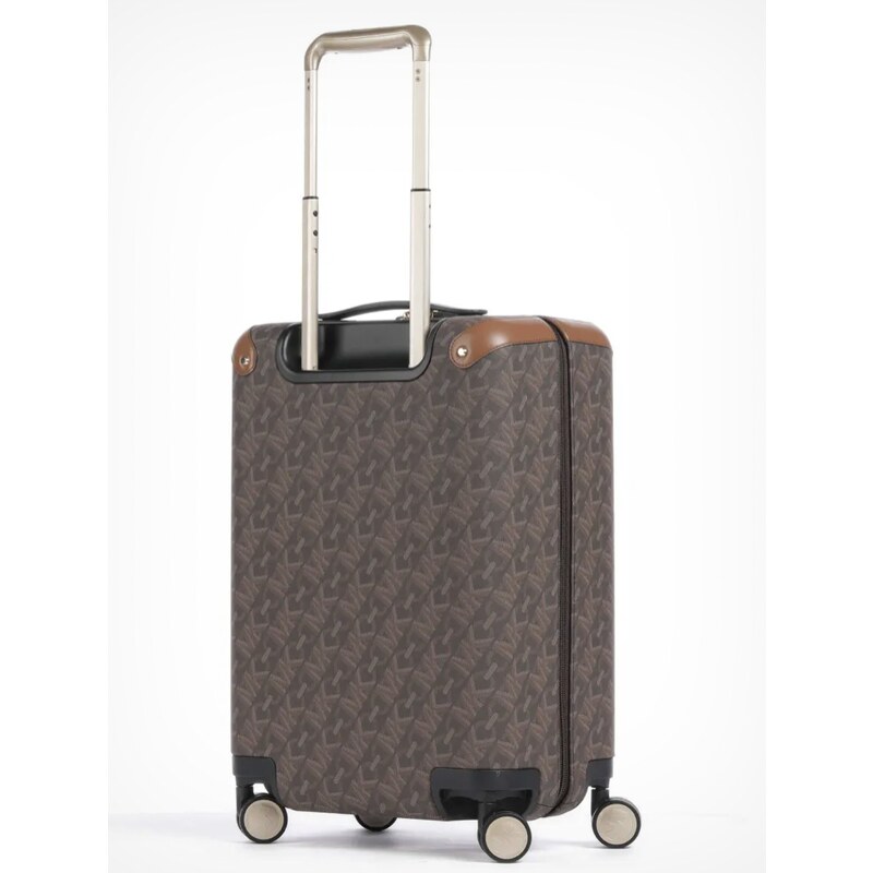 Michael Kors cestovní kufr travel logo tmavě hnědý 48 cm