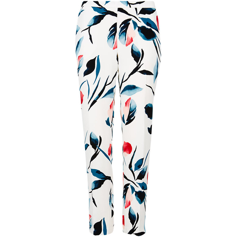 Marks and Spencer Floral 7/8 Cropped Trousers
