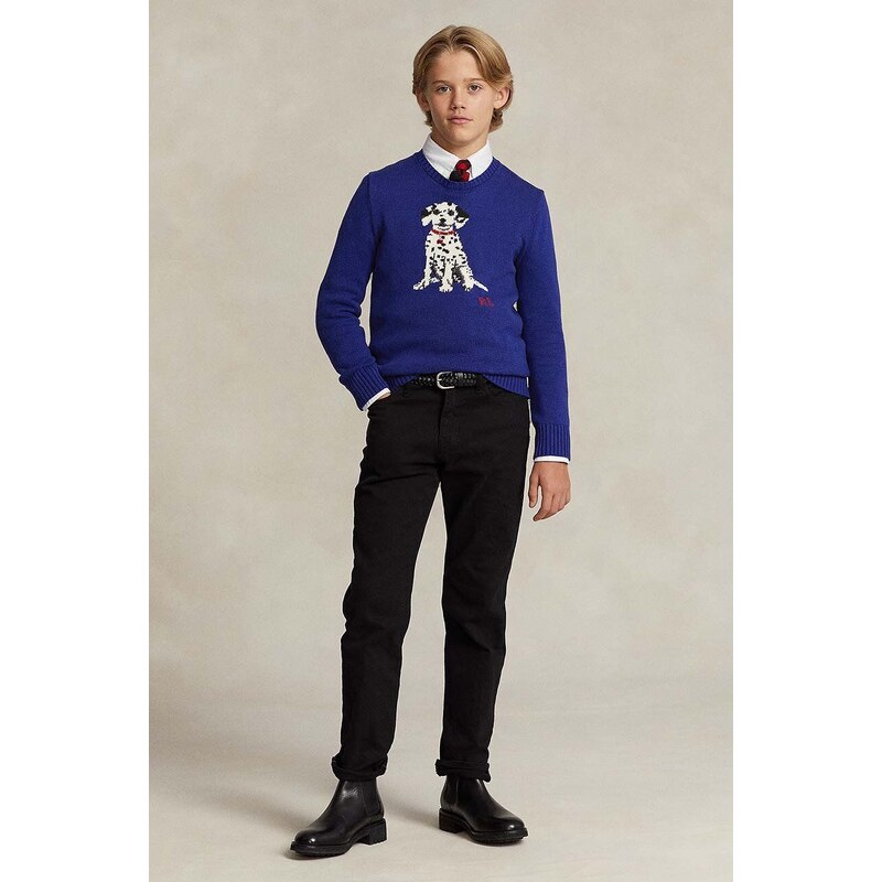 Dětský bavlněný svetr Polo Ralph Lauren lehký