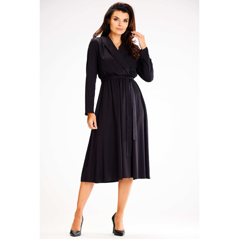 Awama Womans Dress A604 Black