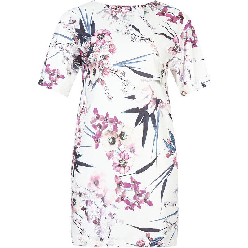 Marks and Spencer PLUS Oriental Floral Kimono Tunic Dress