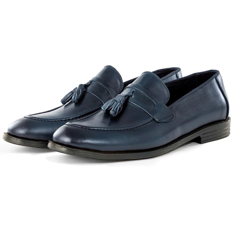 Ducavelli Quaste Genuine Leather Men's Classic Shoes, Loafers Classic Shoes, Loafers.