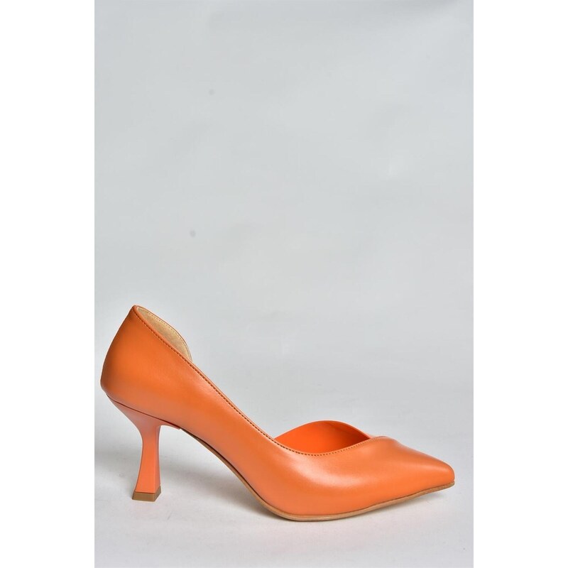 Fox Shoes Women's Orange High-Heeled Shoes