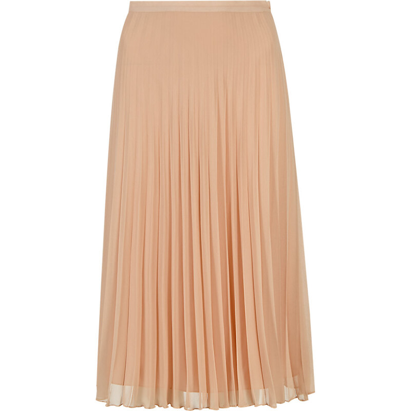 Marks and Spencer Pleated Knee Length A-Line Skirt
