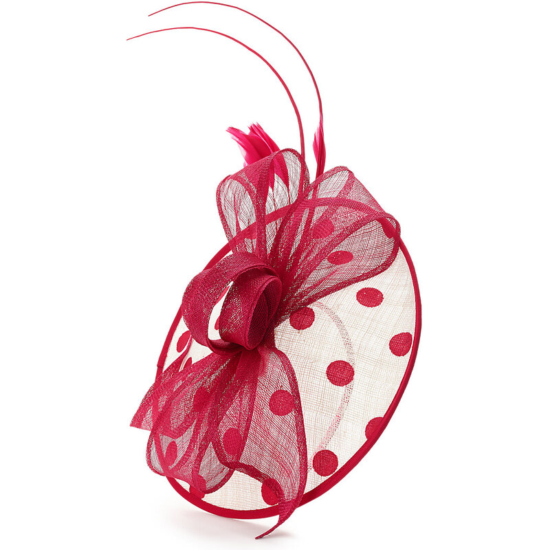 Marks and Spencer Spotted Feather Disc Fascinator