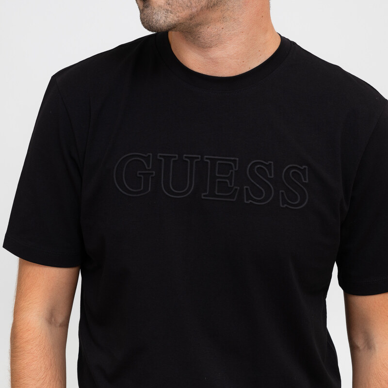 Guess ss alphy t-shirt BLACK