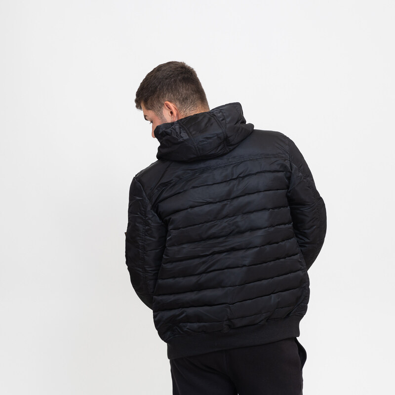 Alpha Industries Hooded Puffer FN black