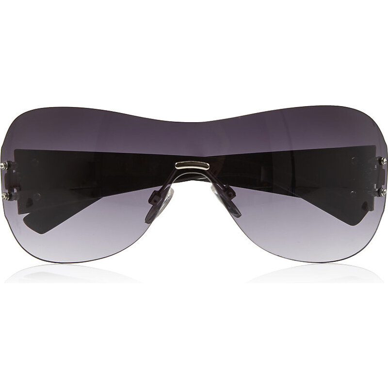 Marks and Spencer Crystal Arm Oversized Rimless Sunglasses