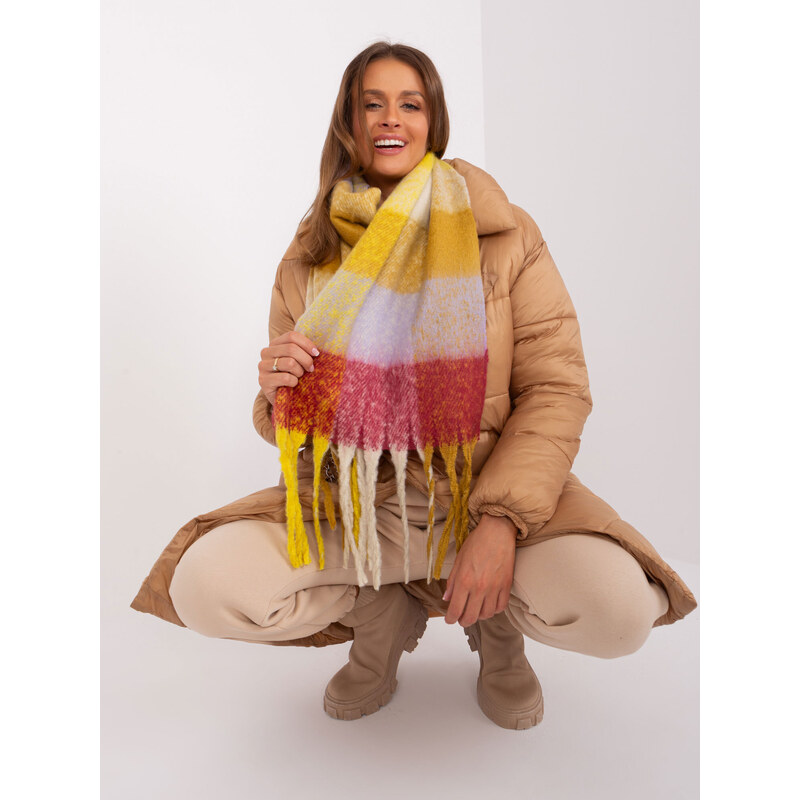 Wool Fashion Italia Scarf-AT-SZ-2311501.90-yellow