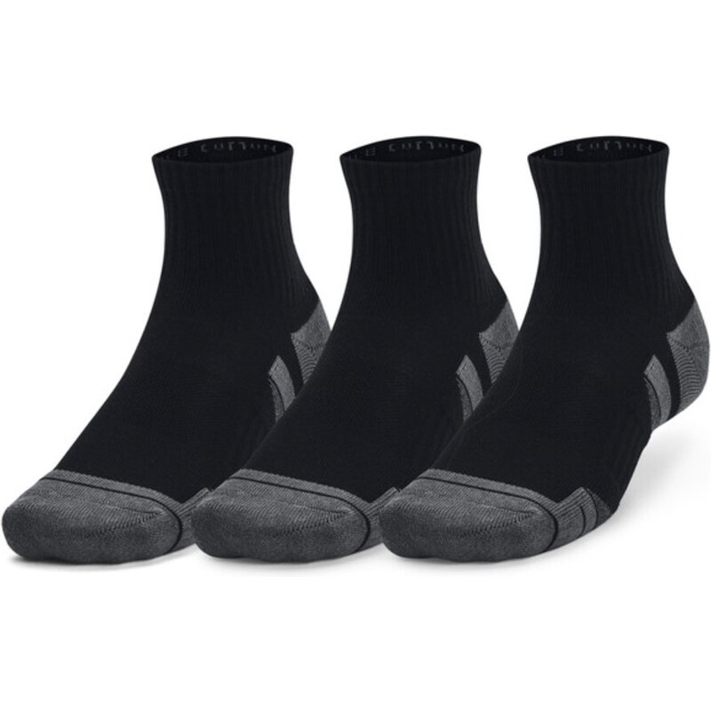 Ponožky Under Armour UA Performance Cotton 3p Qtr-BLK 1379528-001
