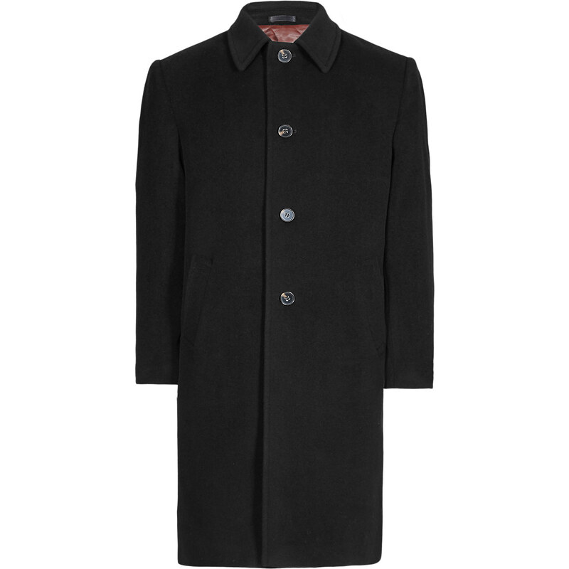 Marks and Spencer Wool Rich Thermal Italian Coat with Cashmere