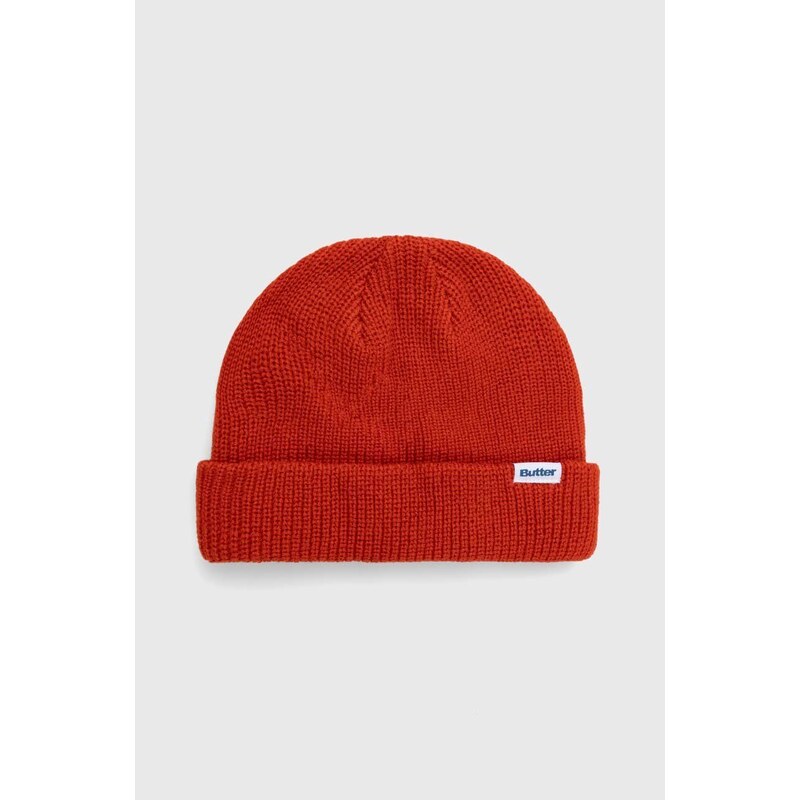 Čepice Butter Goods Wharfie Beanie červená barva, z husté pleteniny, BGQ3235704