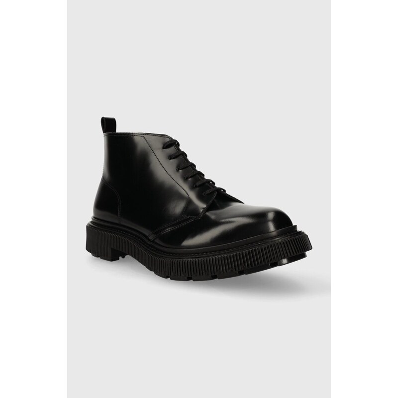 Kožené boty ADIEU Type 121 pánské, černá barva, 121