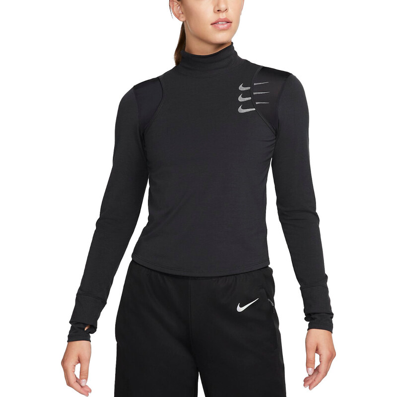 Triko s dlouhým rukávem Nike W NK RUN DVN DFADV LS TOP fb7807-010