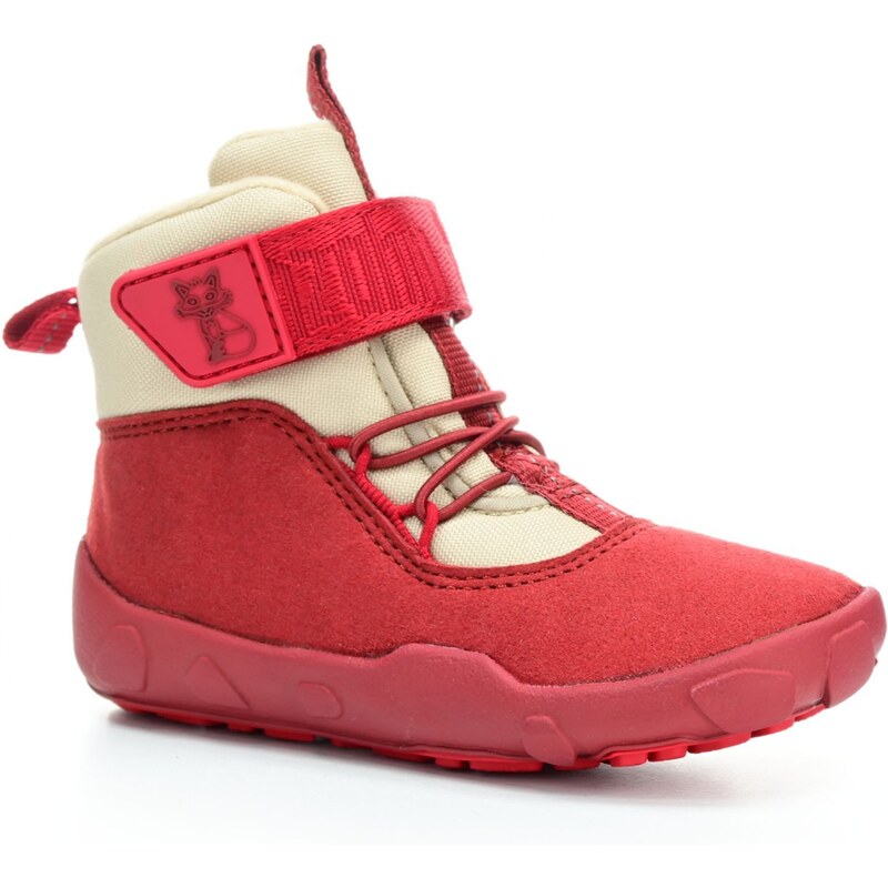 Affenzahn Prewalkers Vegan Warmy Red Fox zimní barefoot boty