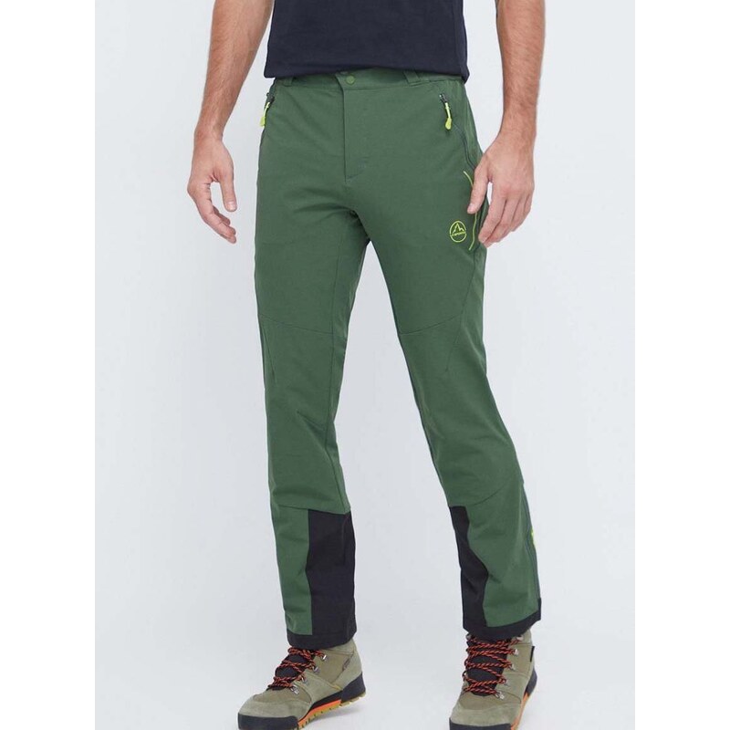 Outdoorové kalhoty LA Sportiva Orizion zelená barva